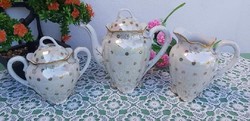 Porcelain teapot cream pouring sugar bowl protected fabulous old treasures