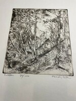 Jenő Remsey etching for sale!