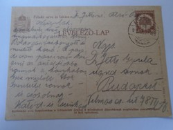 D192534 postcard - 1933 lower police station - Dr Gyula Jetts lawyer Budapest