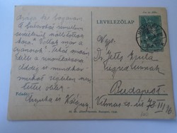 D192532 postcard - 1934 Miskolc - Dr Gyula Jetts, lawyer Budapest