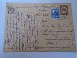 D192533 postcard - Moson 1932 - Józsefné Farkas - Brussels Jolanda Farkas