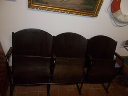 Mozi szék,moziszék 3-as,felújított,loft
