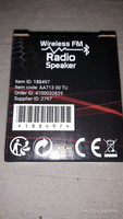 Radio speaker wireless FM super bass