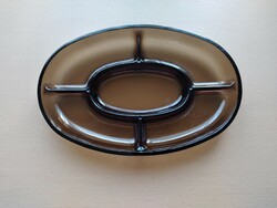 Oval brown glass dispenser