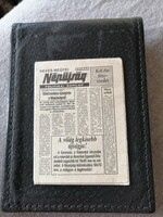 Mini newspaper from 1989