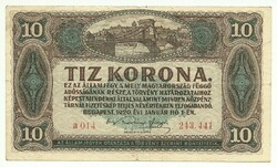 10 korona 1920 1. sorszám között pont