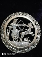 Silver (800) Egyptian brooch, pin. (unisex)