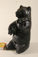 Terrakotta medve szobor bocsokkal 162