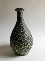 Mid century iparművész kerámia váza 22 cm