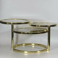 Copper 3-level coffee table