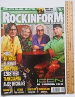 Rockinform magazin #167 2009 Icon Paradise Lost Hobo Tankcsapda Anthrax Steel Panther Alice Chains
