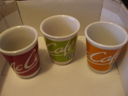 McCafe vegyes színes poharak 2008