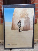 100 x 70 cm Star Wars plakát  bekeretezve eladó