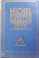 1937-es Michel Europa bélyegkatalógus