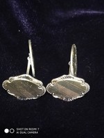Pair of antique silver (800), gold-plated women's cuffs.