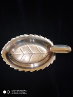 Silver (800) mint single charming small ashtray.