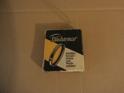 Retro NDK Panchromar fényképező objektív szűrő (sárga, dobozában, papírjával)