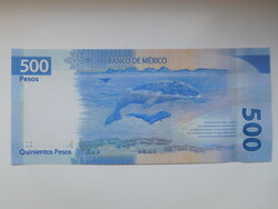 Mexikó 500 pesos 2017 UNC Polymer