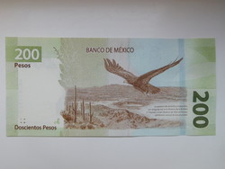 Mexikó 200 pesos 2019 UNC Polymer
