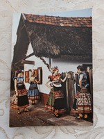 Retro képeslap 1979 régi fotó levelezőlap Mezőkövesd népviselet