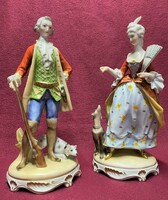 A pair of Herend rococo figurines at an extremely affordable price!