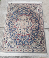 140 X 95 cm hand-knotted Iranian nain Persian carpet for sale