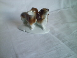 Grafenthal porcelain dachshund figurines
