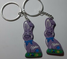 Milka bunny key chains