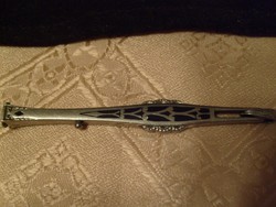 Antique silver-plated lorny stem with enamel inlay for those who like rarities