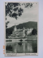Régi képeslap: Lillafüred, Palota szálló (1936)