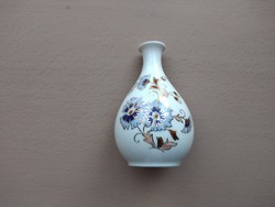 Zsolnay 11 cm small vase with cornflowers