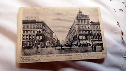 Budapest, Kossuth Lajos utca, Neumann úr és fiú ruhák üzlettel 1902-ben.    96.