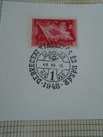 Za414.32 Occasional stamps - Debrecen 1948 Debrecen exhibition and fair 1948 vii 3.