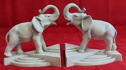 Royal dux art deco elephants