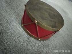 Old music box, music box drum shape toy