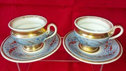 Antique German Bidermeier cups