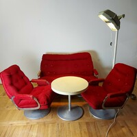 Hungarian space age set retro sofa armchair