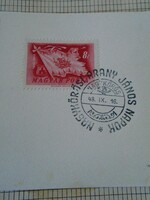 Za414.62 Occasional stamp - Nagykőrös - Nagykőrös gold John's days 1948 ix.16.