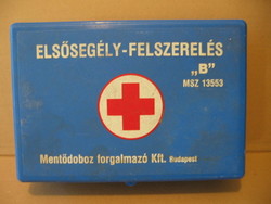 Retro old first aid box