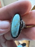 Türkiz mexico ezüst gyűrű