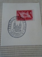Za414.68 Occasional stamp - Szeged postman's day - Szeged 1 - 1948 Sept. 19