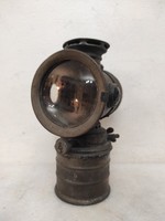 Antik bicikli lámpa Alte Fahrradlampe Bicycle Lamp karbid kerékpár gyűjtemény 773 6486