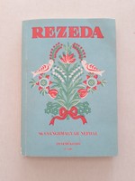 Old book rezeda 1953 folk song collection dedicated to 96 Csango Hungarian folk songs music publisher