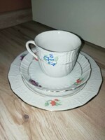 Czechoslovak porcelain breakfast set of 3, coffee/tea set