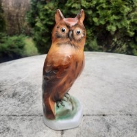 Bodrogkeresztúr ceramic owl - 20 cm. High