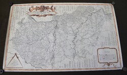 Magyarország részletes térképe 1980 -ból 92 x 85 cm Corvina Kiadó régies megjelenésű térkép