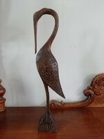 Retro - vintage wooden bird 35 cm