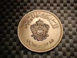 Líbia 20 Millieme, 1965