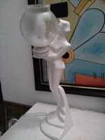 Art deco glazed ceramic lamp