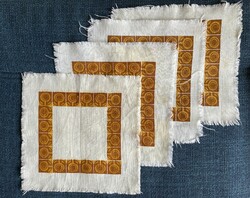 Printed pattern retro textile napkin spreader 4 pcs